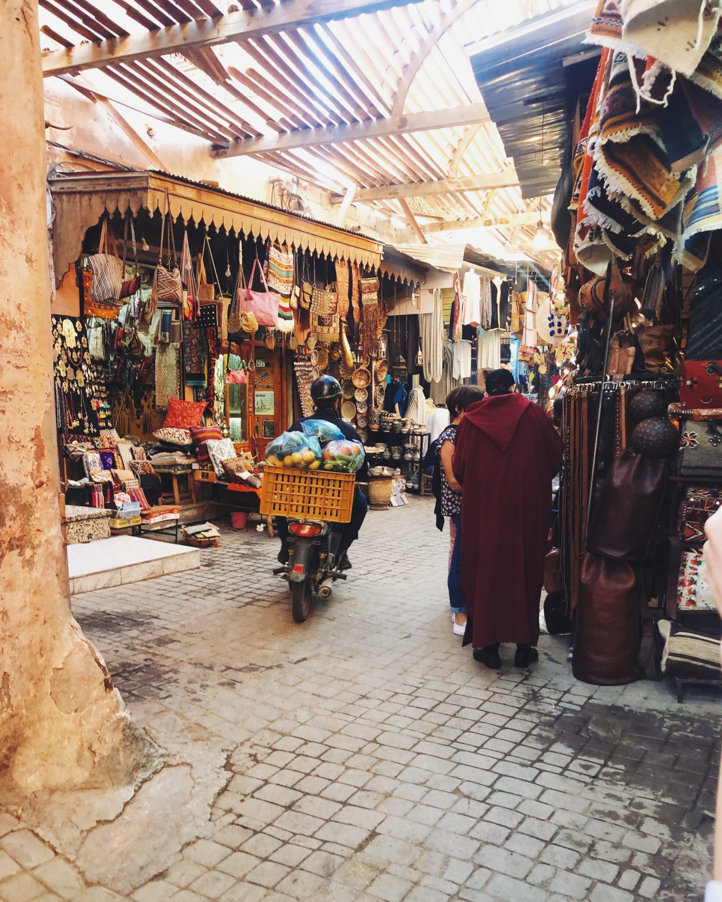 market souks in marrakesh morocco