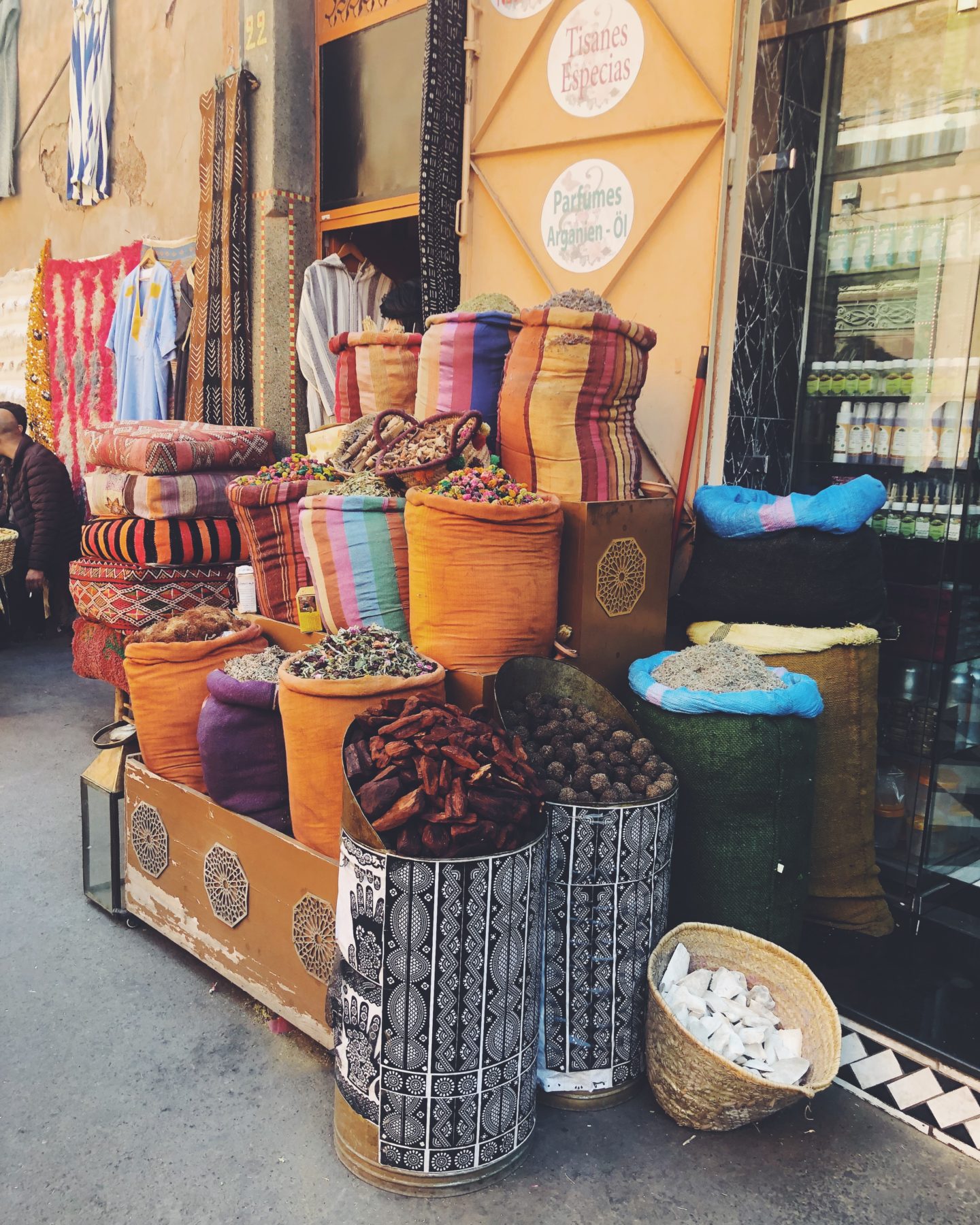 spice market in Marrakesh Morocco