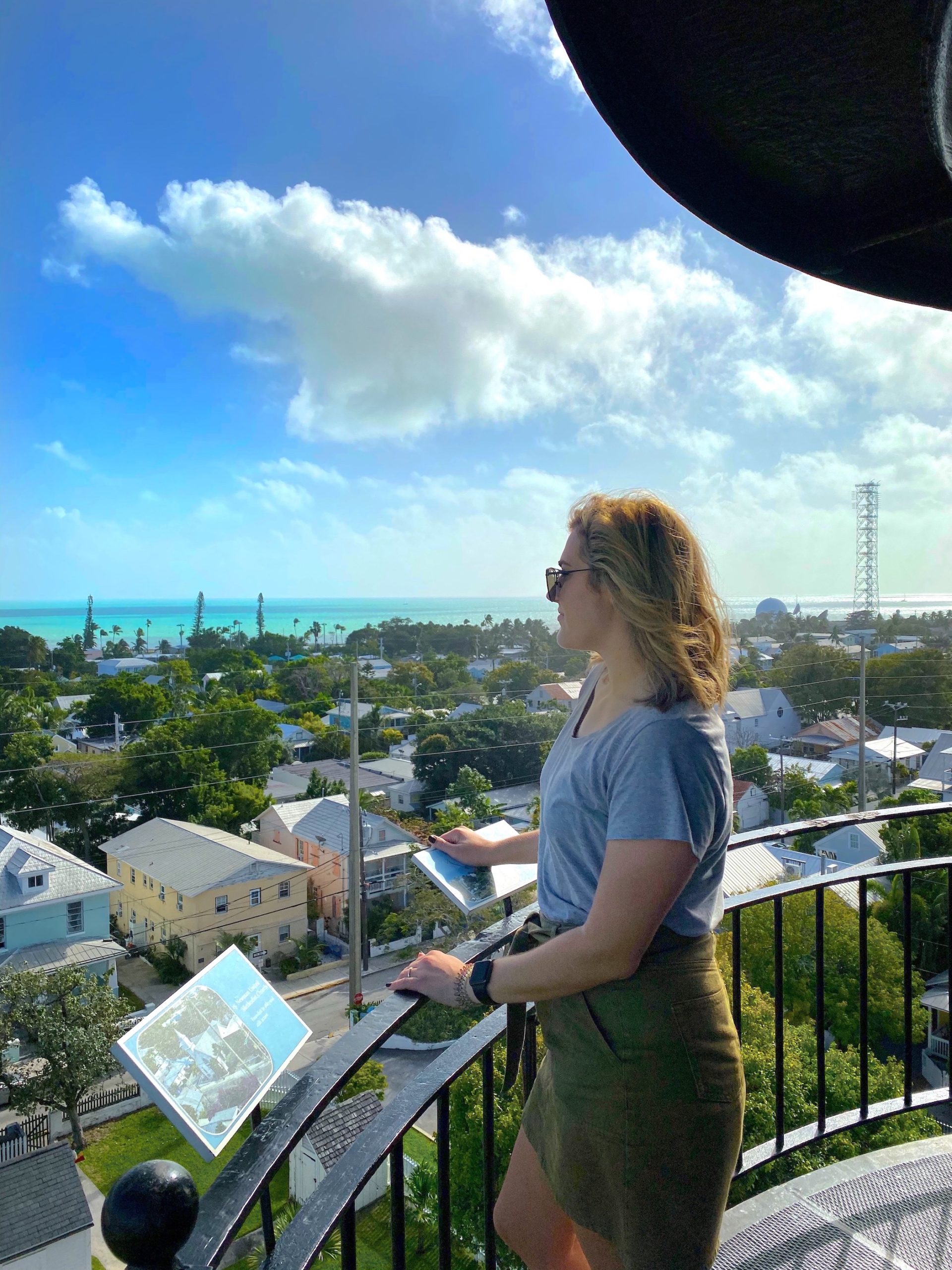 view from key west lighthouse in florida